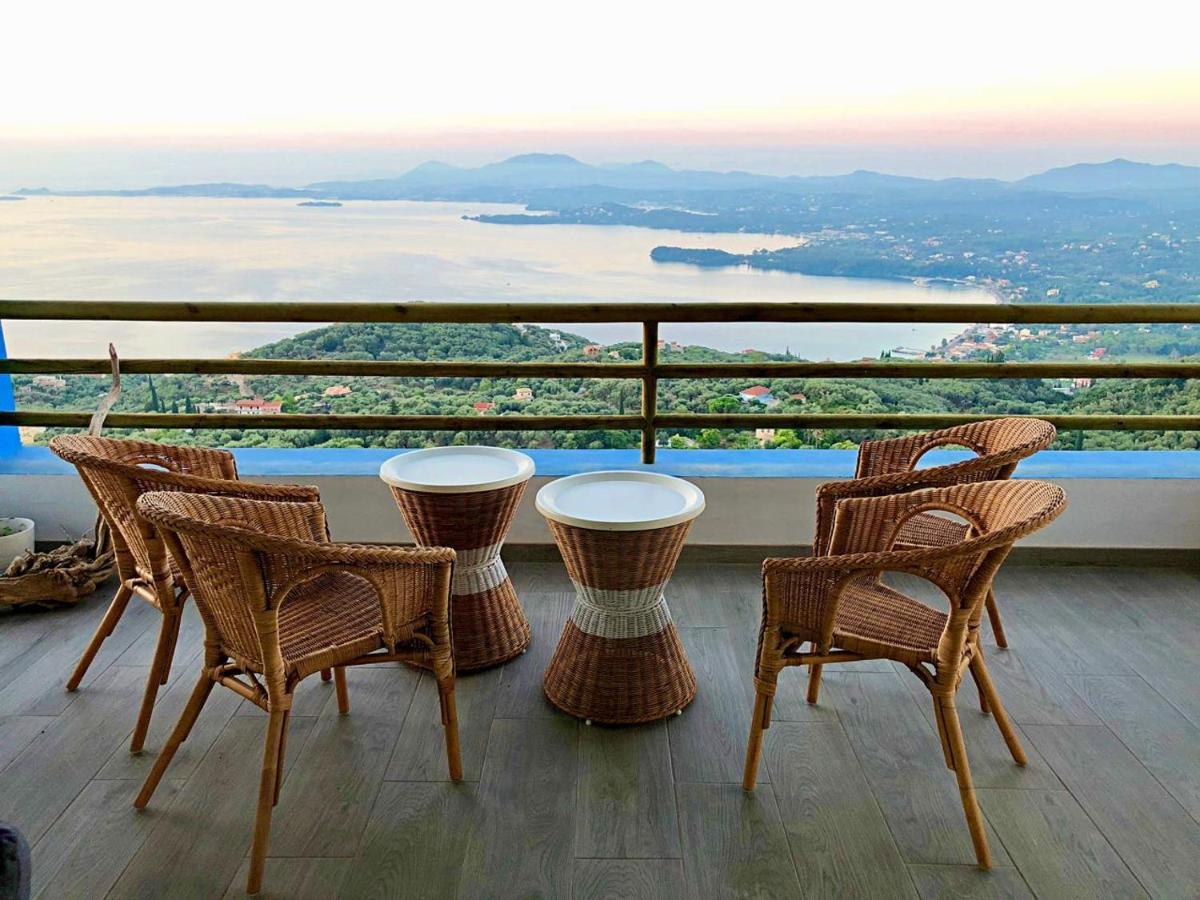 House Tanna Of Villa Intaba Spectacular Sea Views Corfiot Riviera Spartilas Corfu Island Greece Close To Ipsos Beach Spartylas Zewnętrze zdjęcie