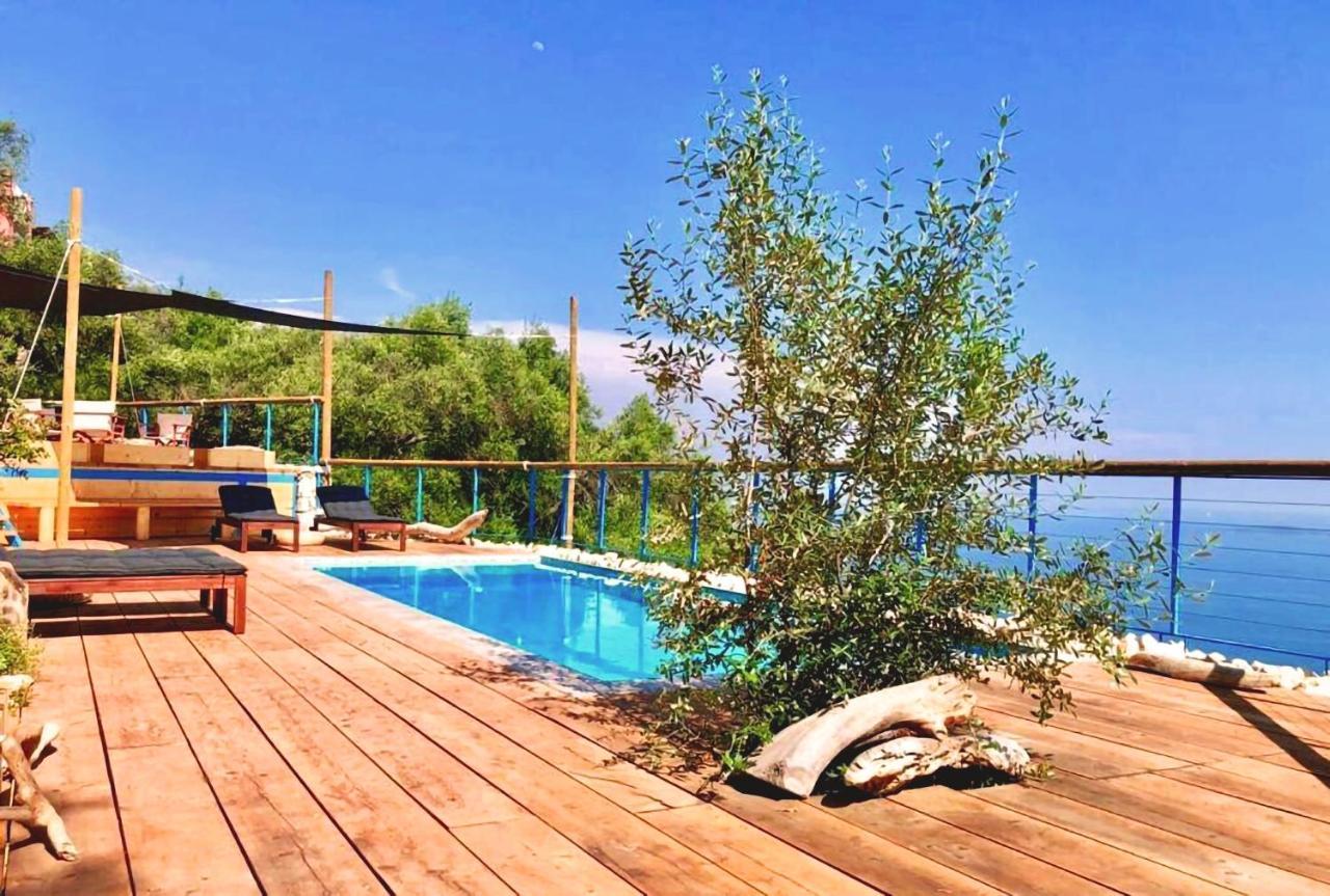 House Tanna Of Villa Intaba Spectacular Sea Views Corfiot Riviera Spartilas Corfu Island Greece Close To Ipsos Beach Spartylas Zewnętrze zdjęcie