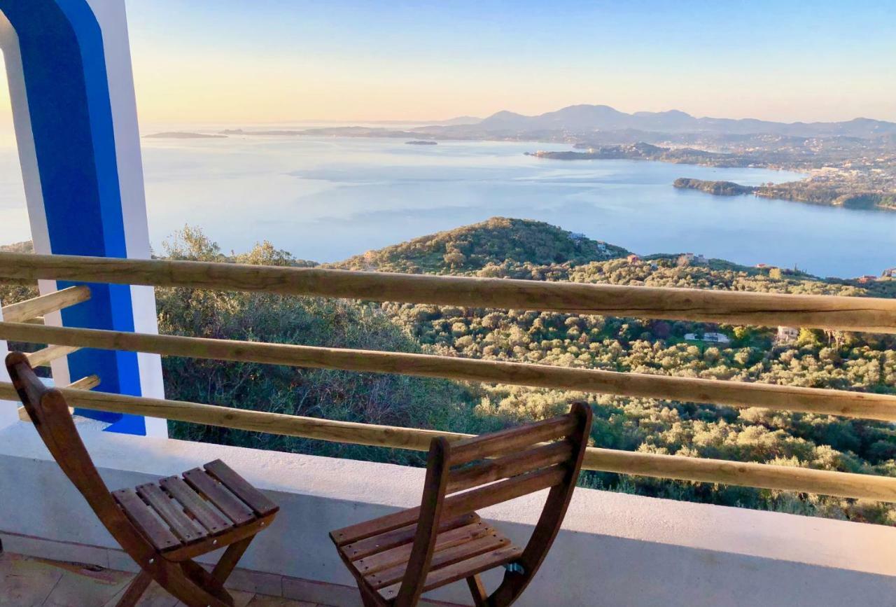 House Tanna Of Villa Intaba Spectacular Sea Views Corfiot Riviera Spartilas Corfu Island Greece Close To Ipsos Beach Spartylas Zewnętrze zdjęcie