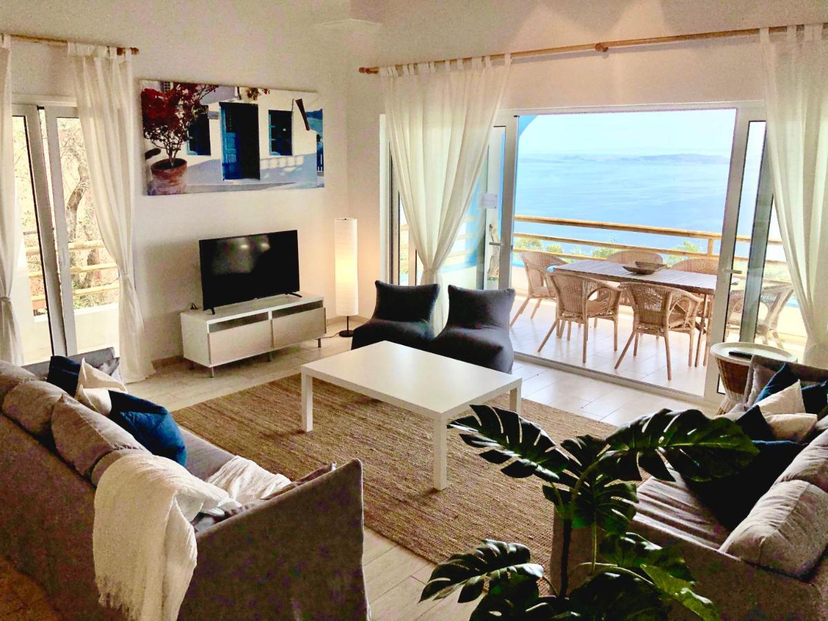 House Tanna Of Villa Intaba Spectacular Sea Views Corfiot Riviera Spartilas Corfu Island Greece Close To Ipsos Beach Spartylas Zewnętrze zdjęcie