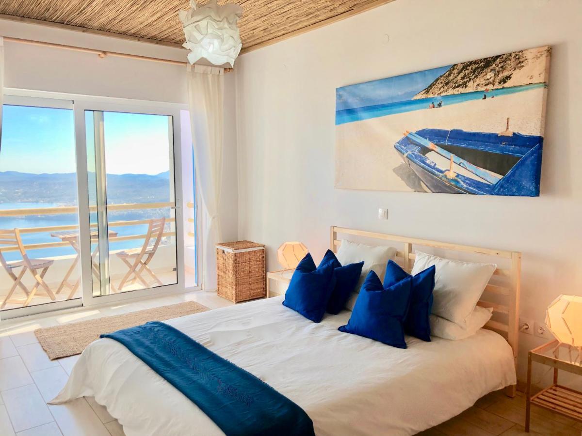House Tanna Of Villa Intaba Spectacular Sea Views Corfiot Riviera Spartilas Corfu Island Greece Close To Ipsos Beach Spartylas Zewnętrze zdjęcie